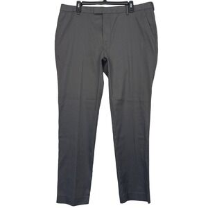 Charles Tyrwhitt Mens 38x30 Slim Fit NON IRON Cotton Stretch Chino Pants Grey